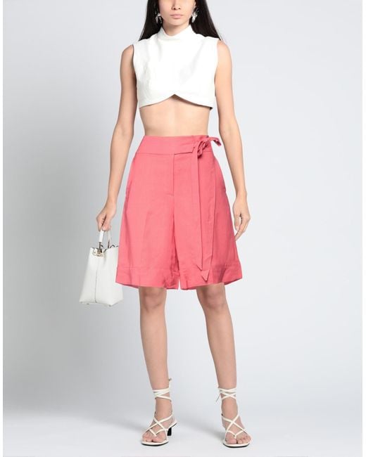 Twinset Pink Shorts & Bermuda Shorts