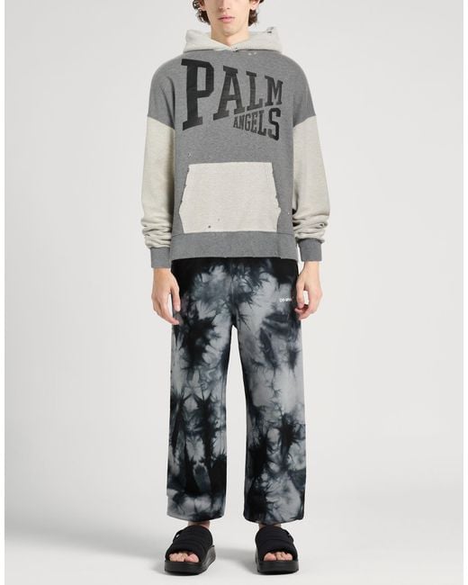 Palm Angels Gray Sweatshirt Cotton for men