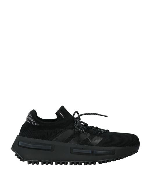 Adidas Originals Black Sneakers Textile Fibers for men