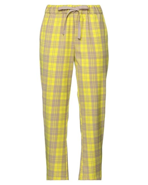 Semicouture Yellow Trouser
