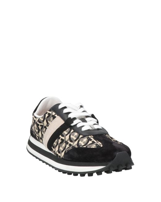 Ferragamo Black Monogram Sneakers