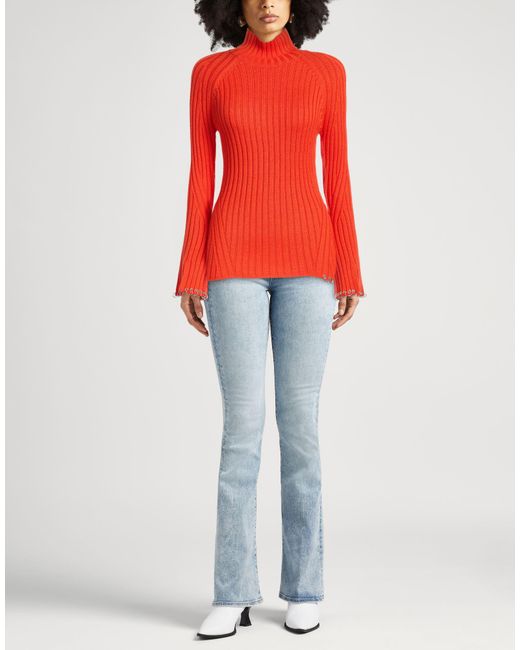 Patrizia Pepe Red Turtlenecks