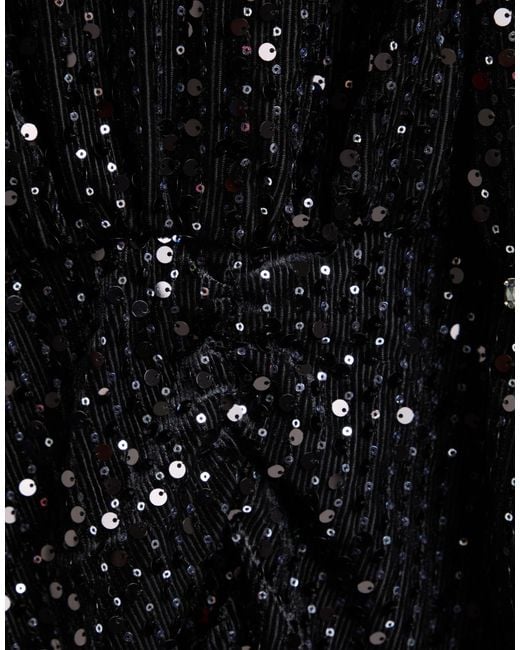 Relish Black Mini Dress Polyester, Elastane