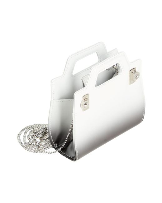 Ferragamo Gray Handbag Calfskin
