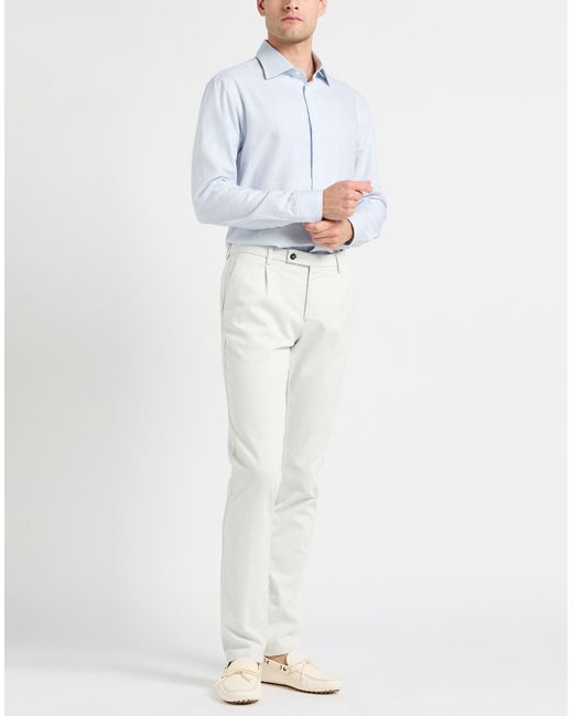 Berwich Gray Fits Everybody Pants Cotton, Polyester, Viscose, Elastane for men
