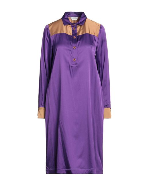Ballantyne Purple Midi Dress