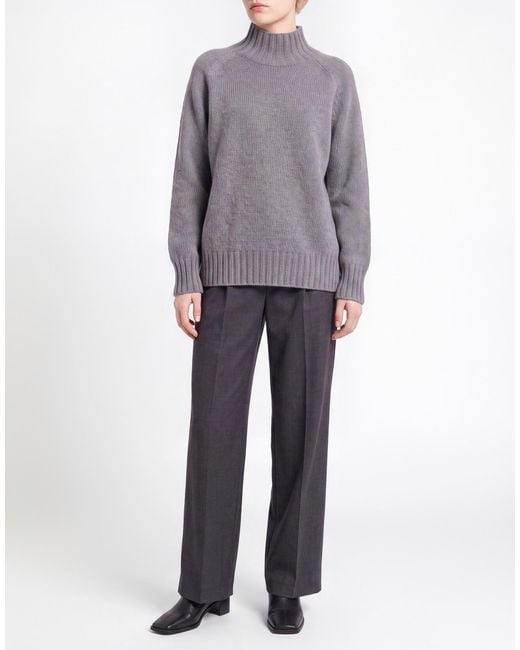 Aragona Gray Turtleneck Cashmere