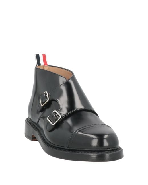 Thom Browne Black Ankle Boots