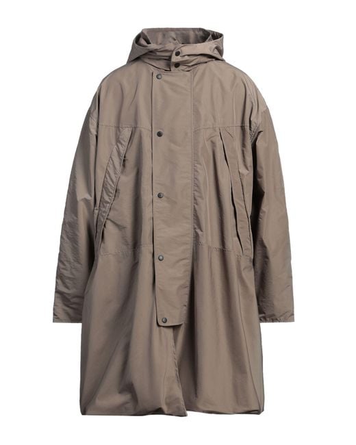 Our Legacy Brown Overcoat & Trench Coat Polyamide, Polyester for men