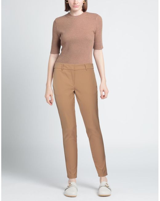 ERMANNO FIRENZE Natural Pants Polyamide, Elastane