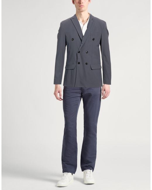 Liu Jo Blue Blazer Polyamide, Elastane for men
