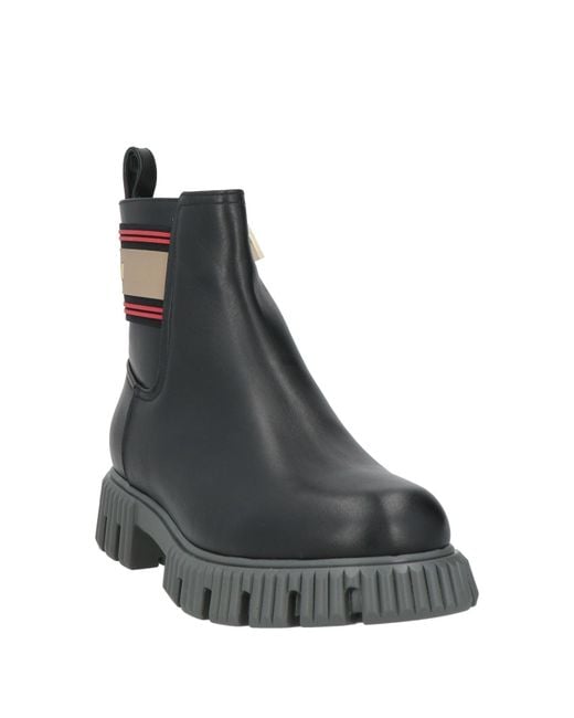 Baldinini Black Ankle Boots Leather