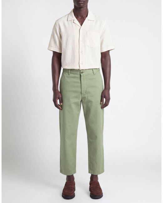 Squad² Green Pants Cotton, Elastane for men