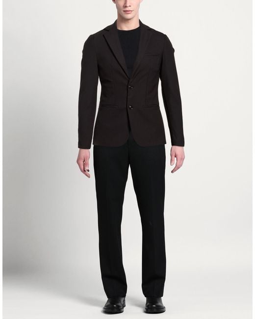 Liu Jo Black Blazer Polyamide, Elastane for men