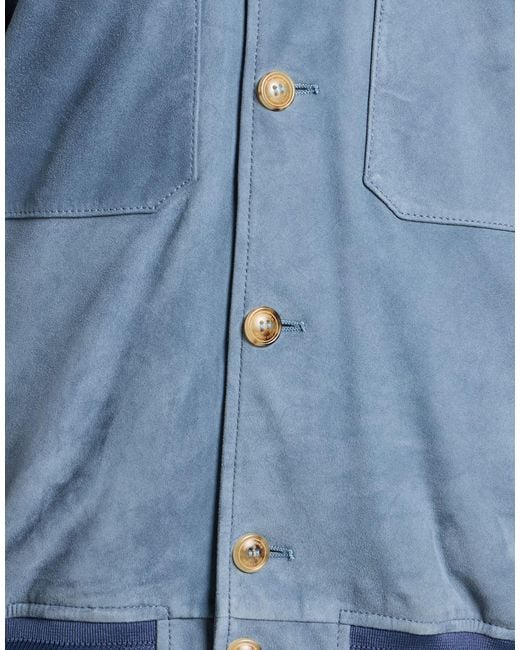 Jacob Cohen Blue Slate Jacket Polyester, Elastane for men