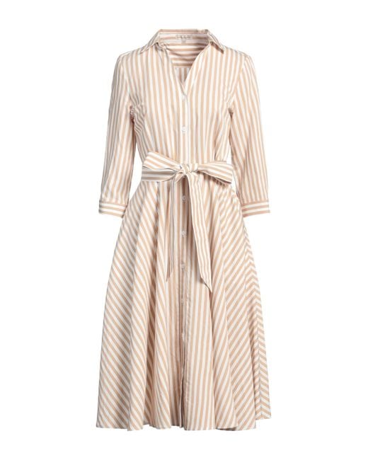 Camicettasnob Natural Midi-Kleid