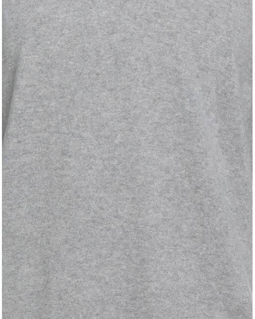 Luigi Borrelli Napoli Gray Turtleneck Cashmere for men