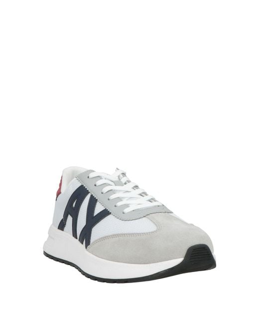 ARMANI EXCHANGE White Trainers for men