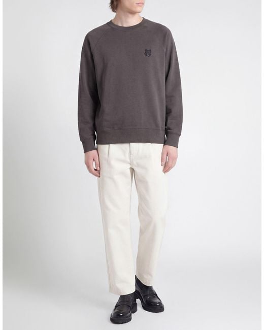 Maison Kitsuné Gray Sweatshirts for men