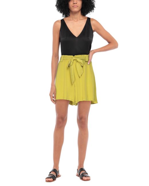 Fracomina Yellow Shorts & Bermuda Shorts