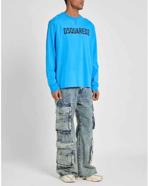 DSquared² Blue T-shirt for men