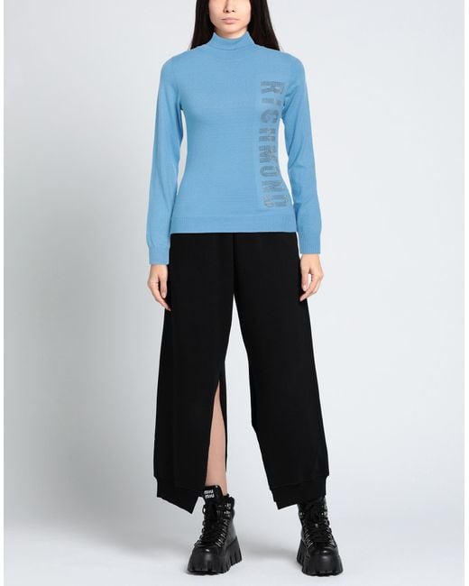 John Richmond Blue Turtleneck