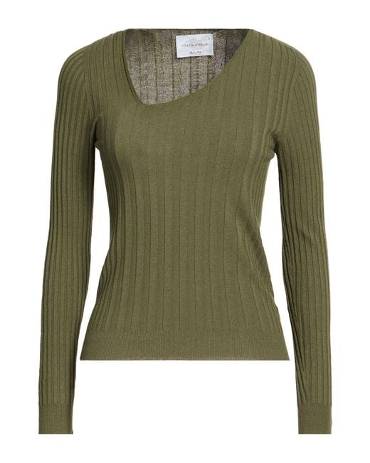 Vicario Cinque Green Jumper