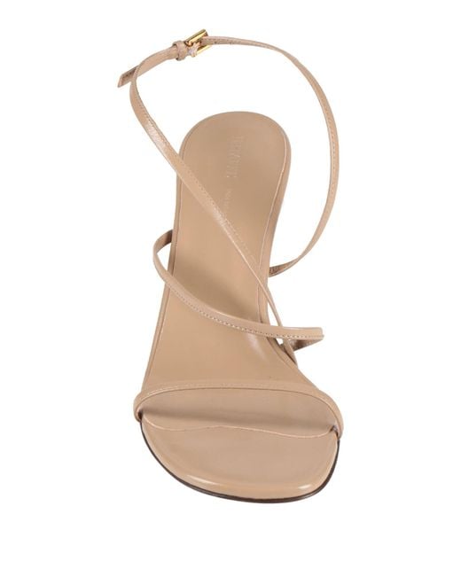 Khaite Natural Sandals Leather