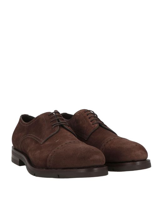 Zapatos De Cordones Santoni de hombre de color Brown
