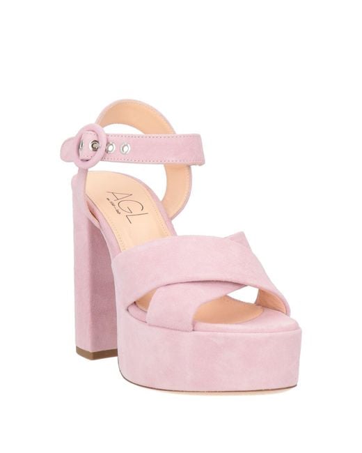 Agl Attilio Giusti Leombruni Pink Sandals