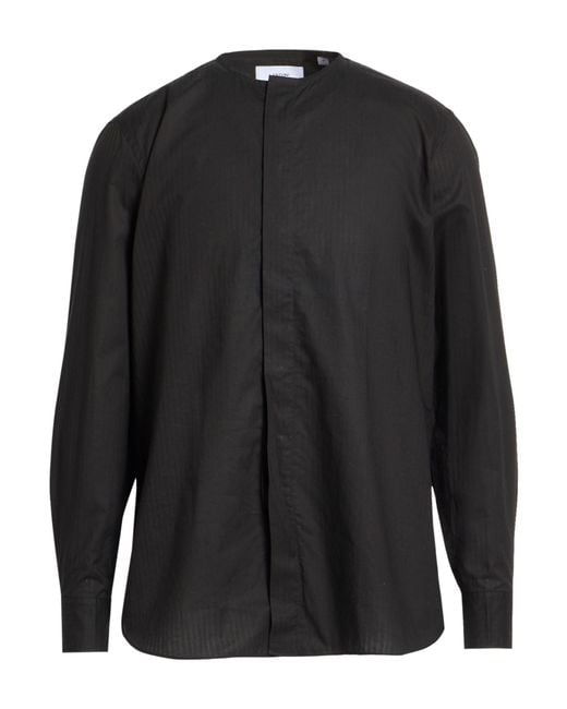 Lardini Black Shirt Cotton for men