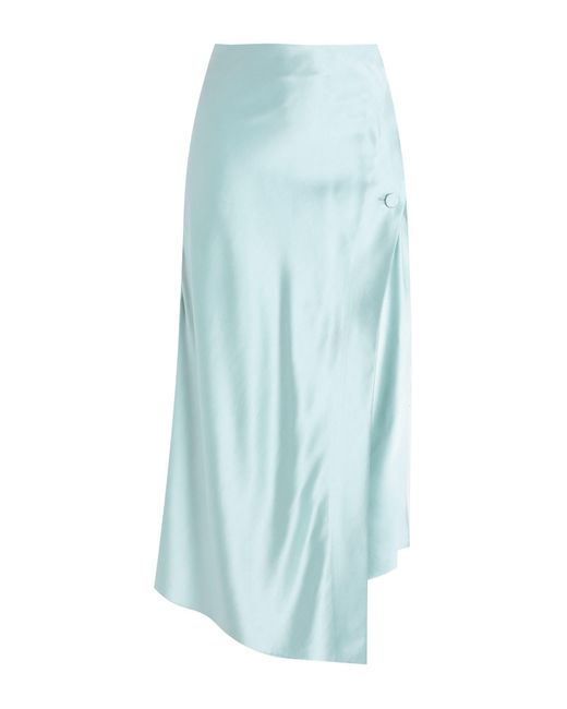 Off-White c/o Virgil Abloh Blue Midi Skirt