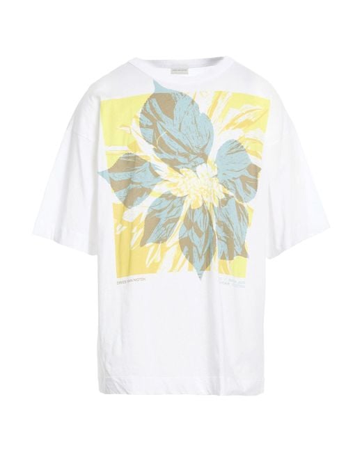 Dries Van Noten White T-Shirt Cotton for men