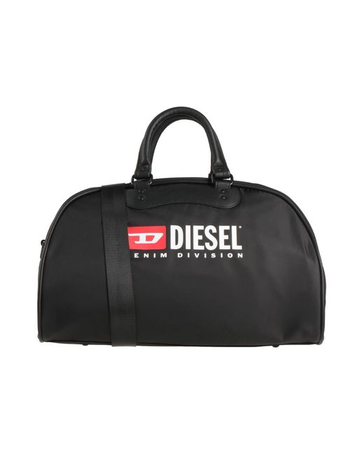 DIESEL Black Duffel Bags for men