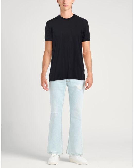 Rrd Black T-Shirt Polyamide, Elastane for men