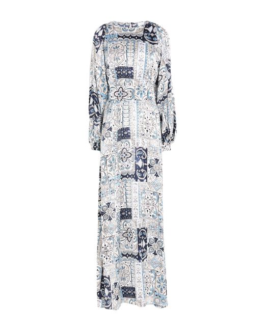 Eleventy White Maxi Dress Silk