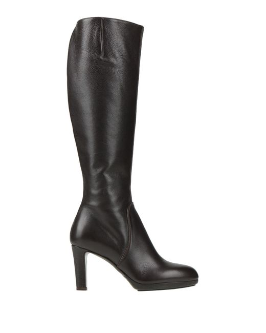 Sergio Rossi Black Dark Boot Leather