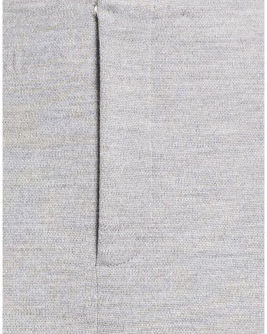 Max Mara Gray Pants Wool, Cotton, Polyester