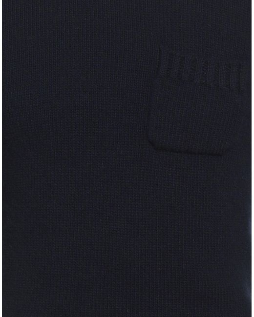 Fedeli Blue Turtleneck for men