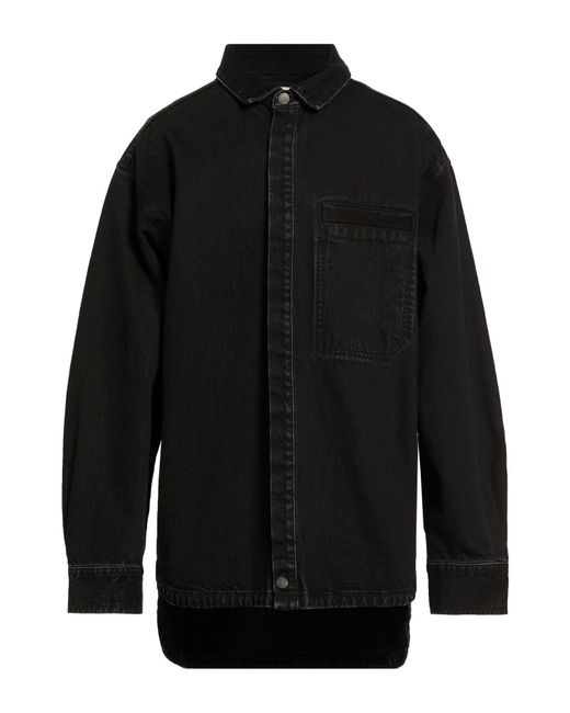 Entire studios Black Denim Shirts for men