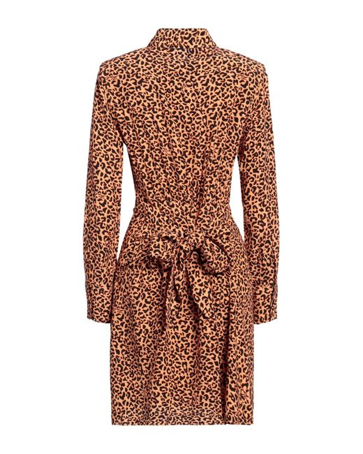Karl Lagerfeld Brown Mini Dress