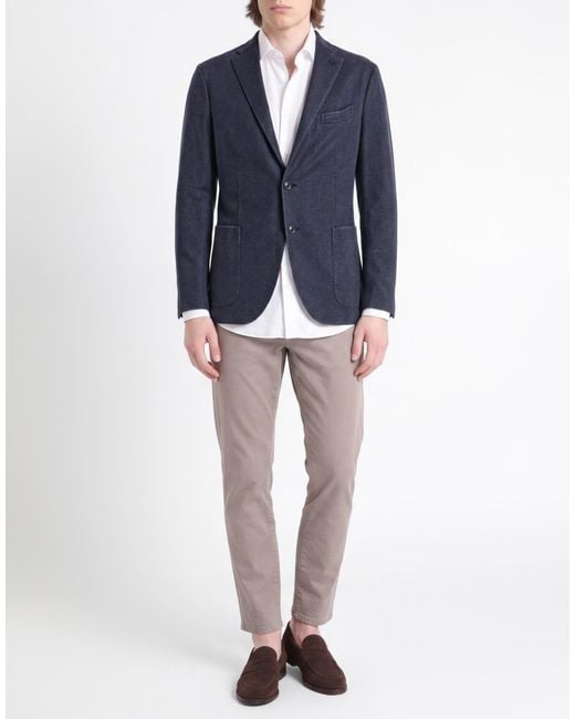 Boglioli Blue Blazer for men