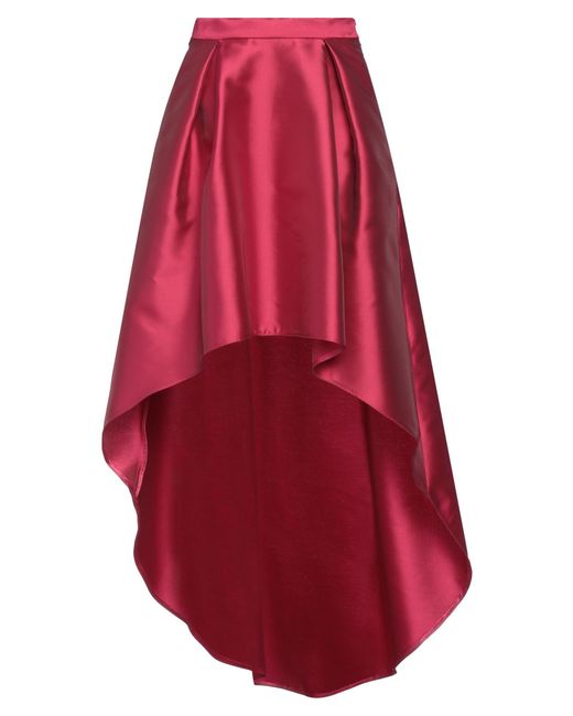 SIMONA CORSELLINI Red Mini Skirt