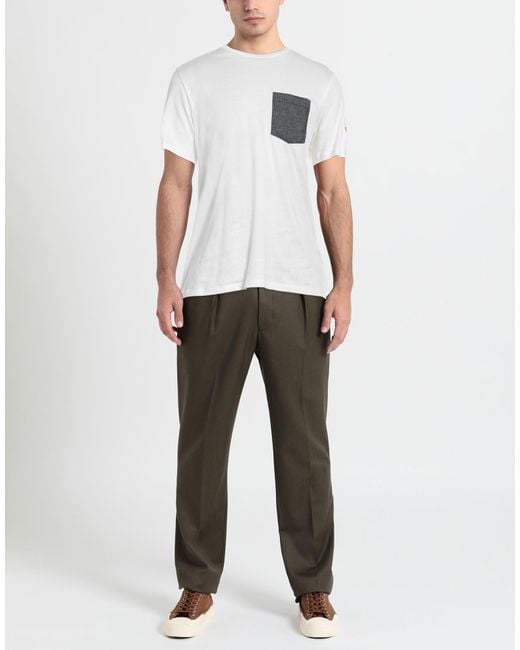 Herno White T-shirt for men