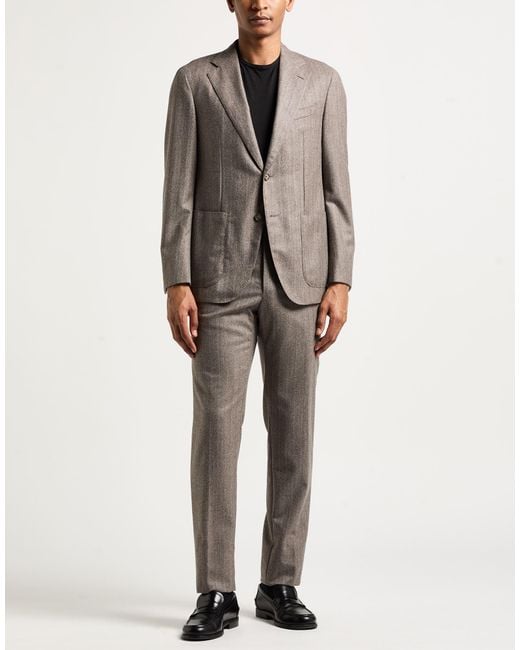 Dev Guy 　CARUSO grey summer suit Caruso Suit in Gray for Men | Lyst