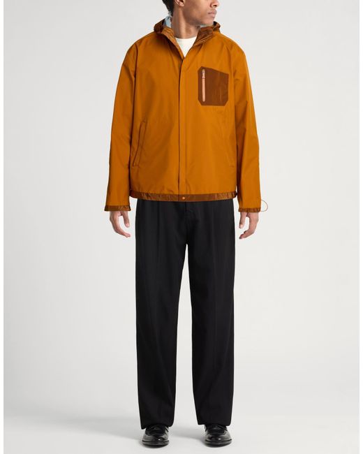 Herno Orange Jacket Polyester, Polyamide for men