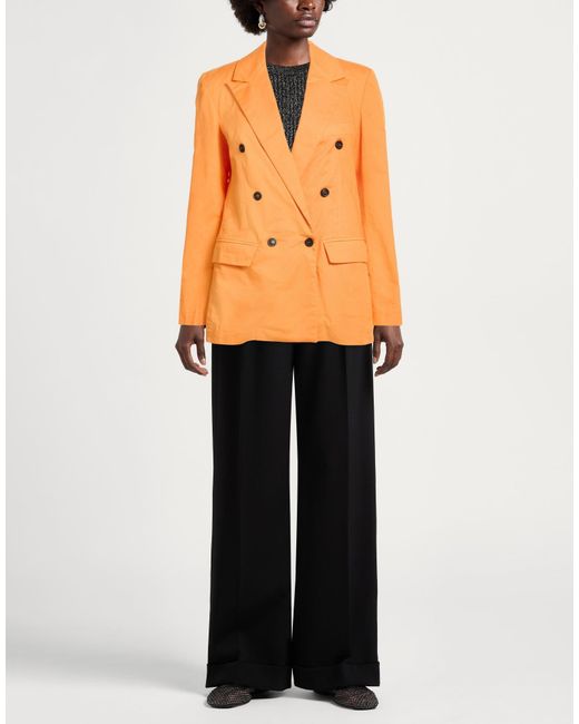 Grifoni Orange Blazer Cotton, Elastane