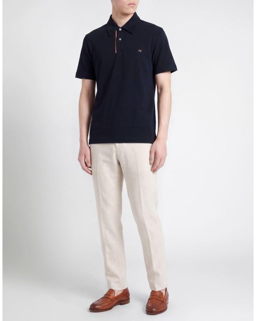 Missoni Blue Polo Shirt Cotton for men
