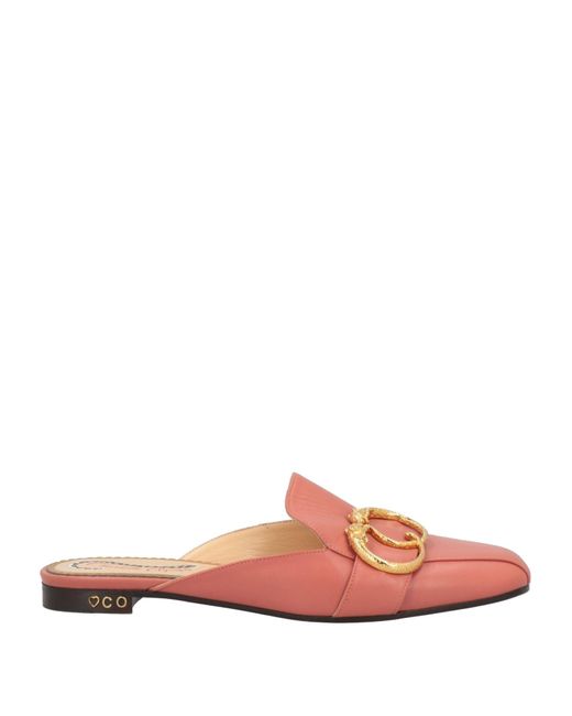 Charlotte Olympia Pink Mules & Clogs