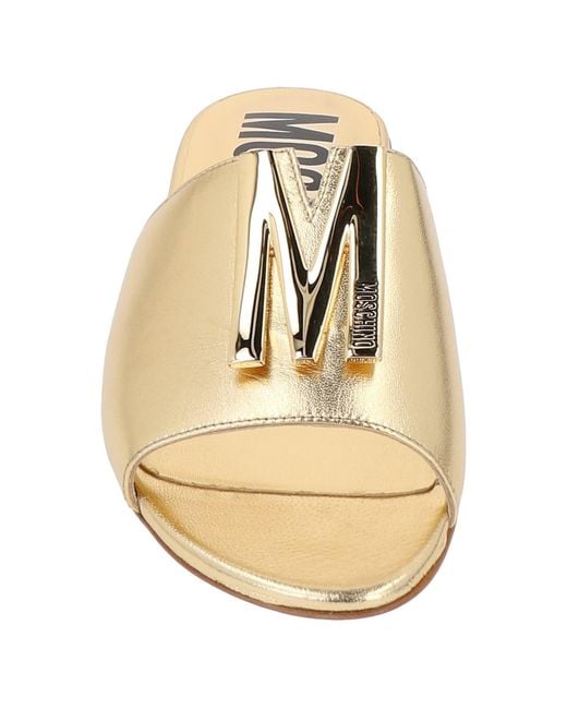 Moschino Natural Sandals